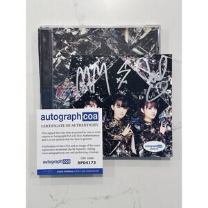 Babymetal Metal Forth AUTOGRAPHED SIGNED CD COA ACOA #9